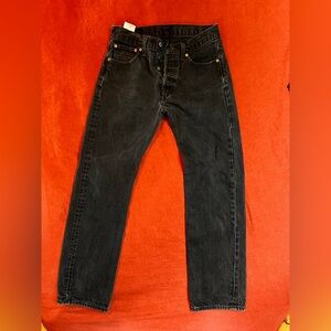 Classic Black Straight Leg Jeans